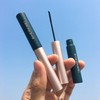 网红彩色睫毛膏女防水不晕染自然纤长卷翘细刷头纤细前加长紫色