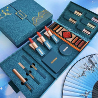 闲云孤鹤十三件套+8支化妆套刷 代人节新款彩妆套盒风花套装七夕礼盒生日