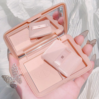 光感柔缎轻盈蜜粉饼轻薄服帖雾面哑光隐形毛孔定妆粉饼晚安粉