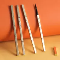 小金块眉笔铝管材质初学者易上色画眉八角金条双头眉笔