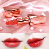 花口红珠光微唇膏女正红烂番茄色风 绿色口红