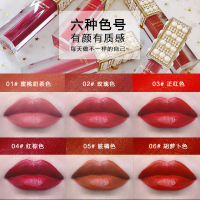 梦幻国度钻石保湿唇釉雾面丝绒液体口红防水唇彩脏橘色