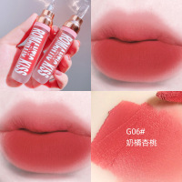 丝绒雾面哑光唇釉 学生平价显白口红化妆品多色唇彩不易脱色