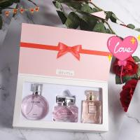 心语三件套礼盒 网红心语三件套女士香水礼盒套装清新持久淡香水