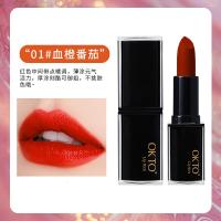 网红滋润哑光不色口红雾面不沾杯唇部彩妆方管口红唇膏