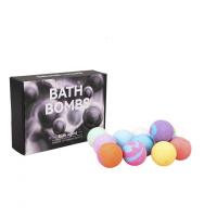 60g*12黑盒 爆炸浴盐球泡澡球干花精油球沐浴清洁植物精粹温和