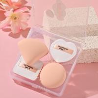 棉花糖气垫粉扑粉底液粉饼扑定妆海绵散粉三角饭团粉扑4个装