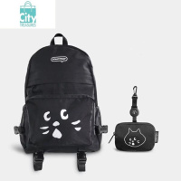 BANGDOU潮牌ne-net惊讶猫双肩包男女同款旅行包电脑商务包背包书包