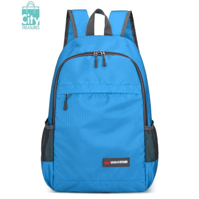 BANGDOU定制运动背包可折叠户外休闲轻便双肩包大容量旅行徒步包学生书包