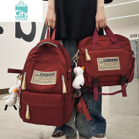 BANGDOU2023新款书包女韩版高中大学生背包初中生小学生双肩包男士潮酷夏