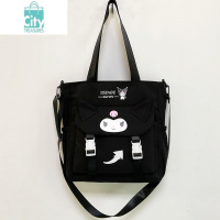 BANGDOU斜挎包女初中生大容量少女生单肩帆布补课小学生补习手提袋拎书包