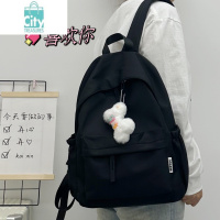 BANGDOU日系ins可爱纯色书包女韩版百搭休闲大学生双肩背包初中高中学生