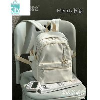 BANGDOU红色小背包轻便迷你旅行小型书包 日系ins大学生休闲小号双肩包女