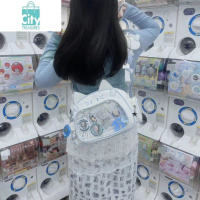 BANGDOU学院风可爱猫咪高级感双肩痛包2024新款diy通勤单肩包百搭斜挎包