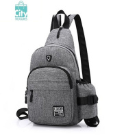 BANGDOU多胸包旅行迷你单肩斜挎包男女情侣款男双肩包尼龙帆布小背包