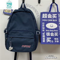 BANGDOU栗的复古书包女 大学生小众百搭背包韩版原宿高中ins双肩包