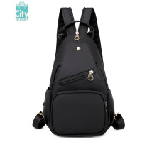 BANGDOU双肩包女2024新款潮韩版牛津布两用小背包时尚百搭运动风斜挎胸包