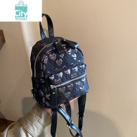 BANGDOU小红书爱心银色双肩包包女2024新款潮时尚百搭ins斜挎包小水桶包