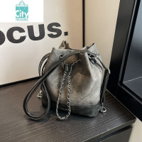 BANGDOU小众设计包包2024新款百搭双肩包女单肩斜挎包时尚今年流行水桶包