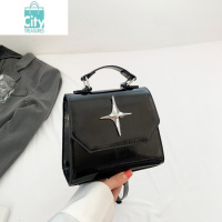 BANGDOU夏季高级感小众设计书包包女士2024新款黑色斜挎双肩两用包小背包