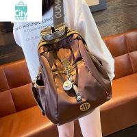 BANGDOU大容量牛津布双肩包女2024新款旅游背包大学生书包轻便防水背包潮