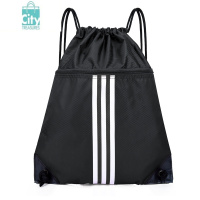 BANGDOU定制束口袋抽绳双肩包女简易轻便防水运动健身背包男篮球包足球袋