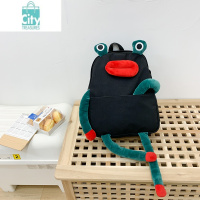 BANGDOU创意个性丑萌青蛙双肩包女日系小清新沙雕大容量校园学生书包