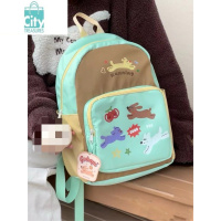 BANGDOU烘焙小狗双肩包女可爱大容量休闲2024新款背包学生书包