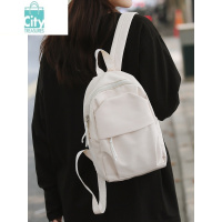 BANGDOU新品纯色小清新小型双肩包女生百搭休闲迷你背包轻便iPad平板包