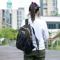 BANGDOU户外皮肤包女夏季轻便旅行双肩背包轻薄便携折叠双肩包超轻登山包
