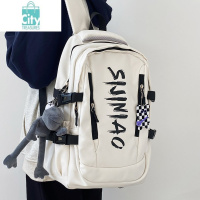 BANGDOU日系复古工装双肩包男潮美式校园初中生高中学生书包女大容量背包