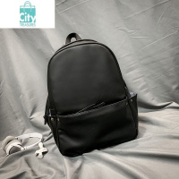 BANGDOU软皮质感双肩包女大学生简约电脑书包学院风韩版高中百搭休闲背包