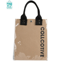 BANGDOU韩国纸包包pvc透明包袋果冻包女潮单肩休闲手提包购物便当包