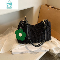 BANGDOU小众包包女夏2024新款潮ins时尚泡泡单肩腋下包百搭淑女风饺子包