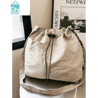 BANGDOU休闲大包包女2024新款时尚布包单肩包大容量托特包上课通勤斜挎包