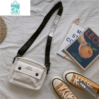 BANGDOU日系原宿复古刷街男女港风斜挎包女韩国潮INS土酷蹦迪学生单肩包