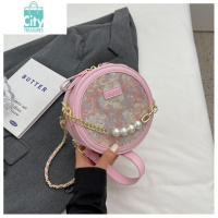 BANGDOU生日礼物女生小众包包女士新款2024潮夏季高级感小圆包百搭斜挎包