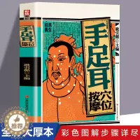 [醉染正版]彩绘图解手足耳穴位按摩 手诊书籍图解大全穴位按摩手足耳穴位对症按摩书手疗足疗常识常见病对症食疗中医养生保健食