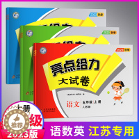 [醉染正版]2023新版亮点给力大试卷五年级上册下册语文数学英语人教江苏教版同步训练期中期末试卷各地期末试卷测试卷全