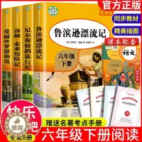 [醉染正版]全套六年级下册快乐读书吧 原著正版鲁滨逊漂流记 汤姆索亚历险记 骑鹅旅行记 爱丽丝漫游奇境小学生阅读书目青少