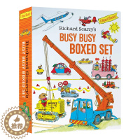 [醉染正版]斯凯瑞繁忙的场所系列 4册套装 英文原版 Richard Scarry's Busy Busy Boxed