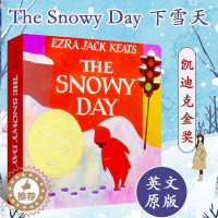 [醉染正版]正版 The Snowy Day 下雪天 凯迪克金奖英文原版进口书儿童认知纸板书2-6岁幼儿英语启蒙早教绘本