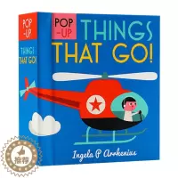 [醉染正版]交通工具 英文原版绘本 Pop up Things That Go 启蒙立体小书 英文版儿童英语启蒙认知 精