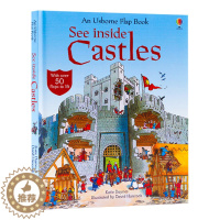 [醉染正版]看里面系列 城堡揭秘 Usborne See Inside Castles 英文原版 纸板翻翻书 尤斯伯恩
