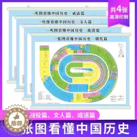 [醉染正版]一张图看懂中国历史概要图 中国朝代年表关键历史事件读懂夏商西周学习历史地图中国历史朝代篇文人篇战役篇成语篇共