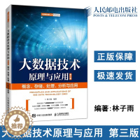 [醉染正版]正版 大数据技术原理与应用——概念 存储 处理 分析与应用 第3版第三版 林子雨 大数据创新人才培养系