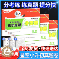 [醉染正版]2024星空小升初真题试卷分类总复习语文数学英语试卷测试卷全套小白鸥五六年级上册下册总复习专项训练测试卷上重