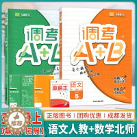 [醉染正版]2023秋成都调考A十B五年级上册语文数学调考a十b调研考试真题优等生ab卷5年级上语数调考A+B专题分类集
