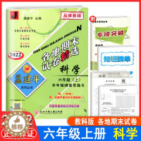 [醉染正版]浙江2022年新版 孟建平各地期末测试卷小学六年级上册 科学试卷精选卷子训练题教科版小学生总复习资料考试6单