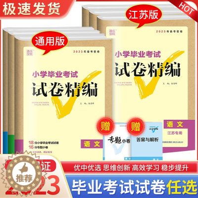 [醉染正版]2023通城学典小学毕业考试试卷精编小升初系统总复习卷子语文数学英语真题模拟试卷人教版六年级升学考试试卷精选